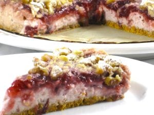Elegant Cranberry Cream Cheese Torte Recipe with Weight Watchers Points
