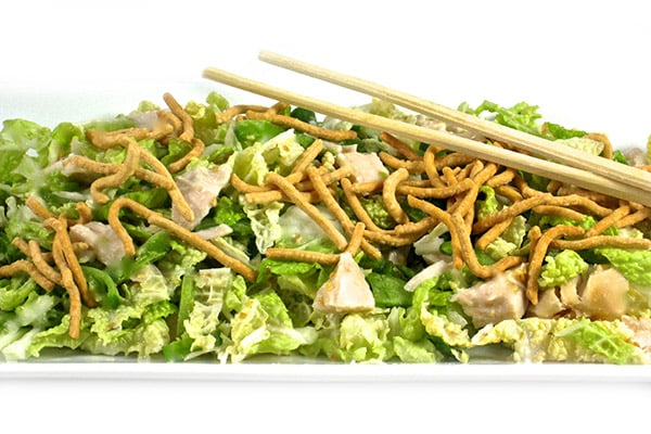 Skinny Napa Cabbage Chinese Chicken Salad