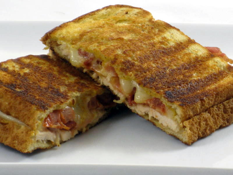 Simple to Make Turkey and Bacon Panini