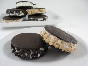 Skinny, Mini Ice Cream Sandwiches