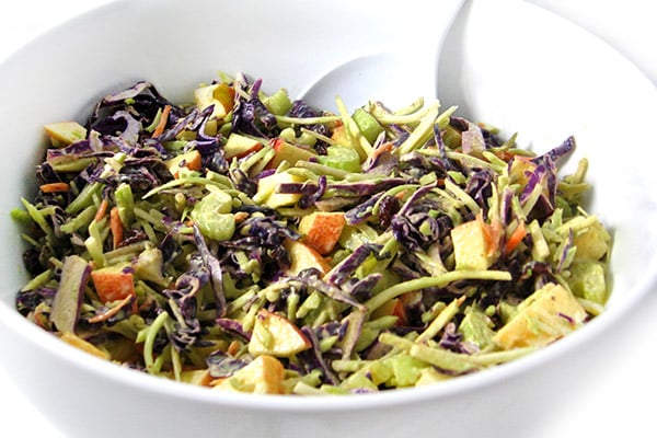 Fabulous Apple Coleslaw With Homemade Honey Mustard Dressing