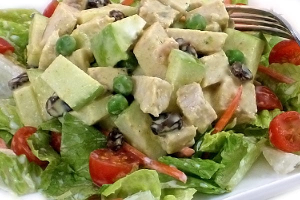 A Delectable Chicken Curry Salad Chock Full of Apples