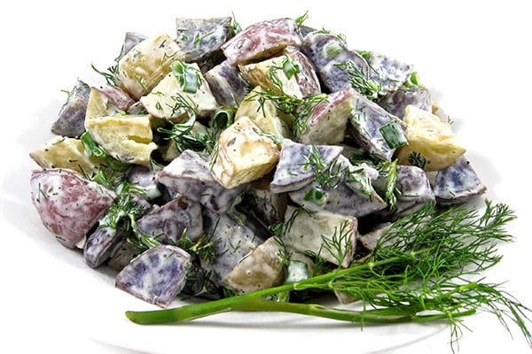 Skinny Ranch Potato Salad