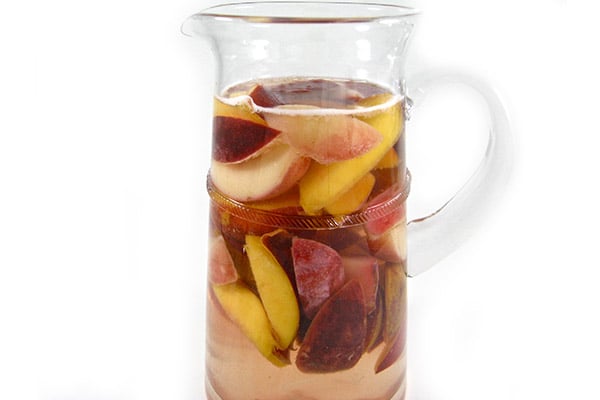 Sangria Blanca with Summertime Stone Fruits