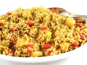 Pineapple brown rice