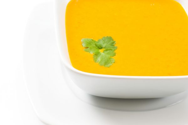 A Harvest Delight, Baked Acorn Squash Soup