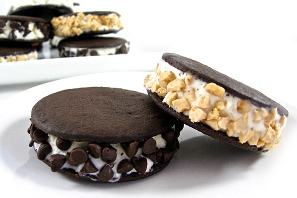 Skinny Mini Ice Cream Sandwiches