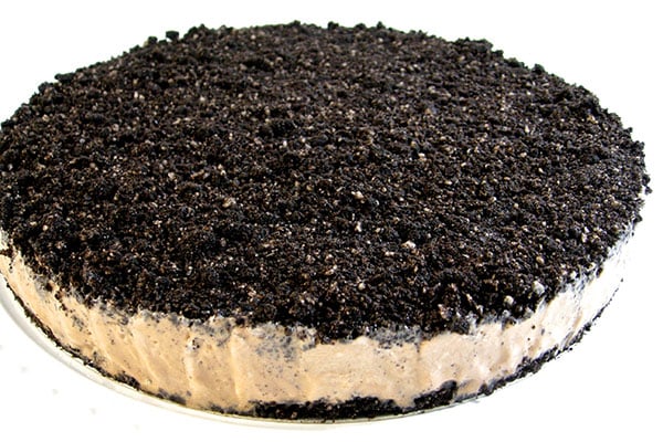 Skinny Frozen Mocha Cream Pie