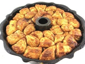 Monkey bread right out of the oven