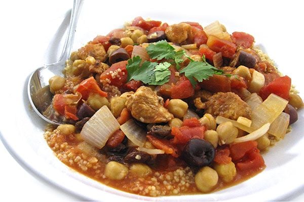 A Stupendous One Dish Wonder, Skinny Moroccan Chicken Stew