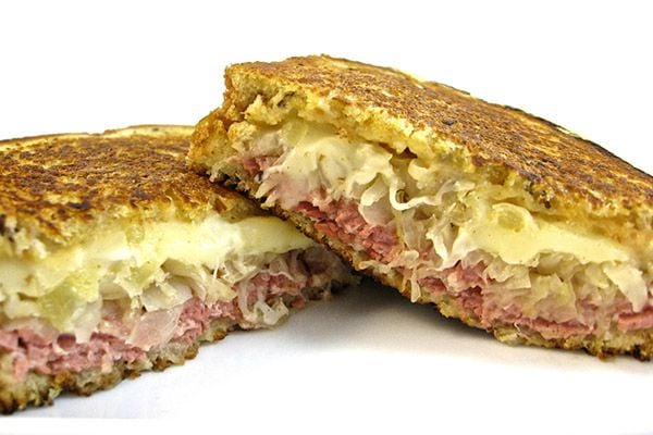Skinny Grilled Reuben Sandwich