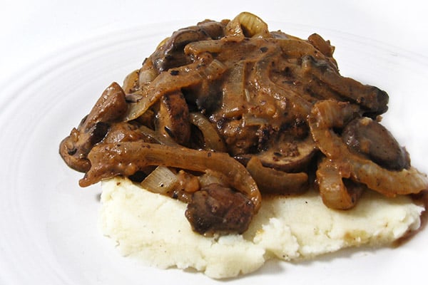 salsbury-steak | Skinny Kitchen Skinny Salisbury Steak, a Diner Classic