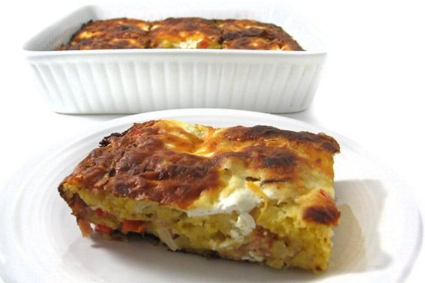 Skinny Cornbread Breakfast Casserole