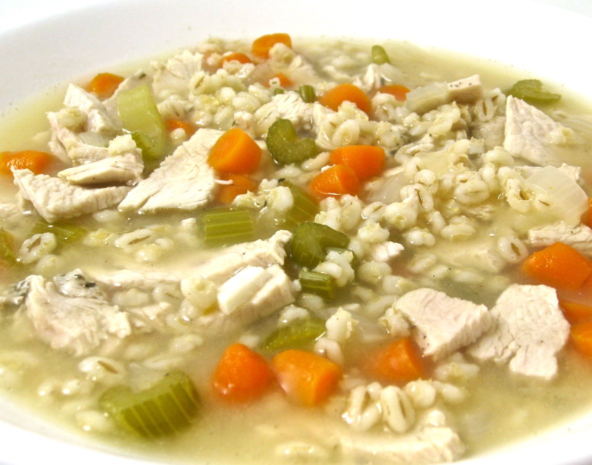 Sensational, Skinny Turkey Barley Soup