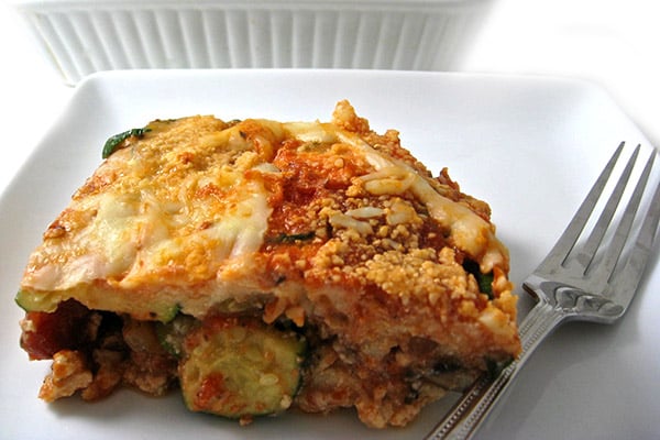 Skinny Lasagna, Fabulous and Noodle Free (Gluten-Free)