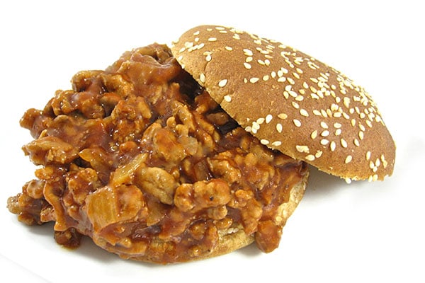 Skinny Barbecue Sloppy Joes