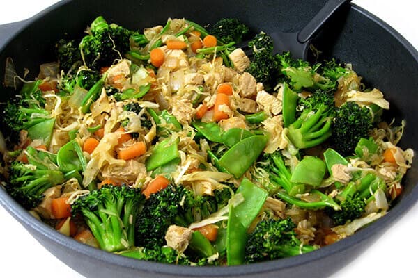 Chicken and Veggies Stir Fry, Low Calorie and Super Yummy