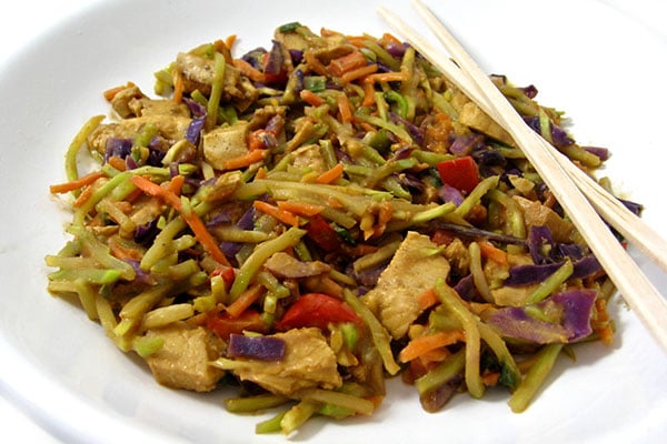 Skinnyfabulous Chicken and Veggies Stir Fry