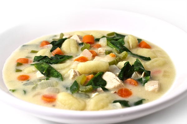 Olive Garden Chicken Gnocchi Soup Made Skinny