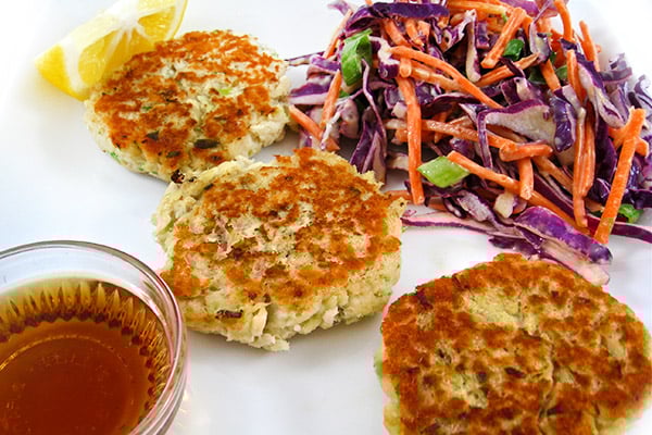 Skinny Fish & Chips Cakes