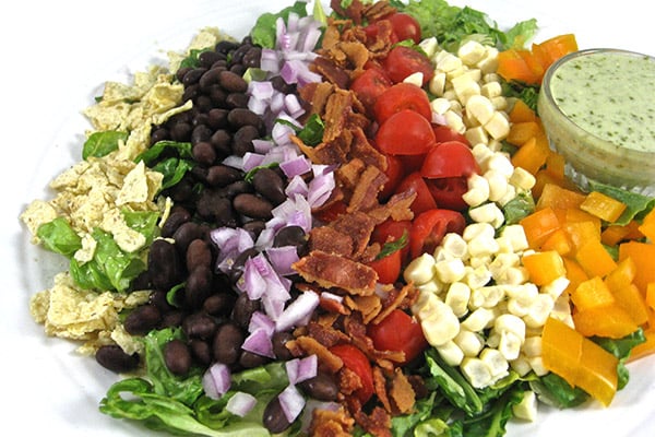 Mexican Style Cobb Salad, So Deliciously Satisfying and Low in Calories