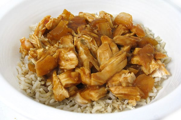 Skinny Orange Shredded Chicken, Baked or Crock-Pot