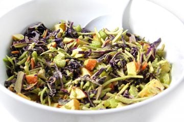 Fabulous Apple Coleslaw With Homemade Honey Mustard Dressing