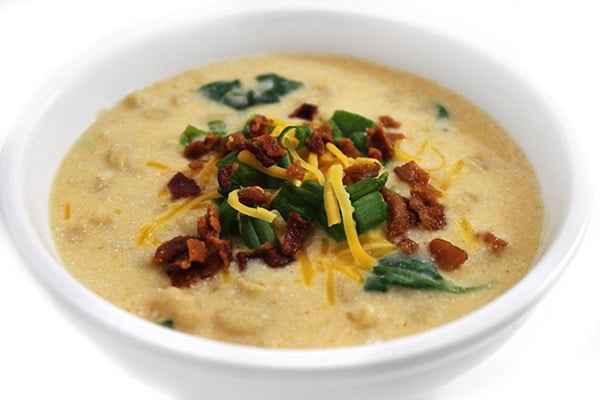 Skinny Mac and Cheese Main Course Soup