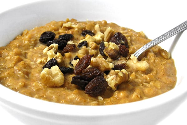 Skinny Pumpkin Pie Oatmeal