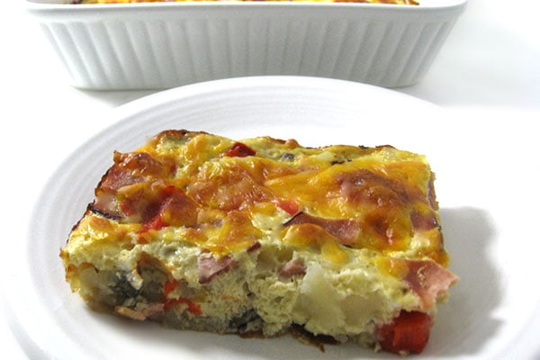 Super Easy, Low Calorie Breakfast Quiche