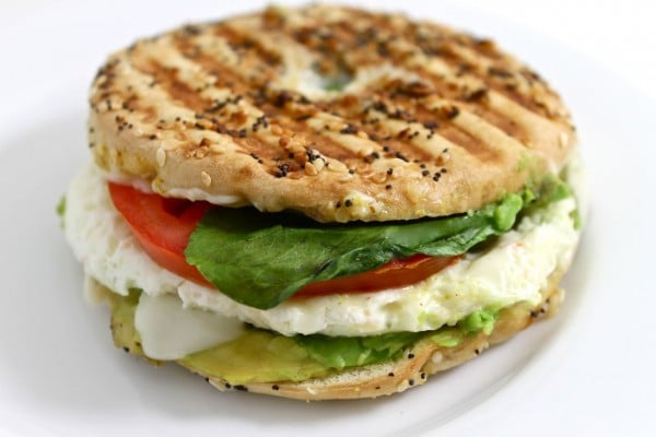 Panera Egg White, Avocado and Spinach Power Breakfast Sandwich (Copycat)