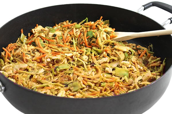 Skinny Stir-Fry with Peanut Sauce