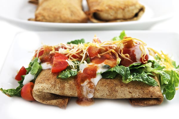 Chicken Chimichangas Made Skinny