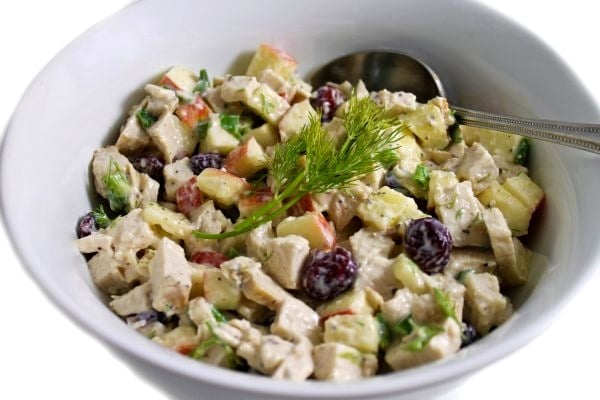 fruited-chicken-salad-photo | Skinny Kitchen SkinnyFabulous Fruited Chicken Salad