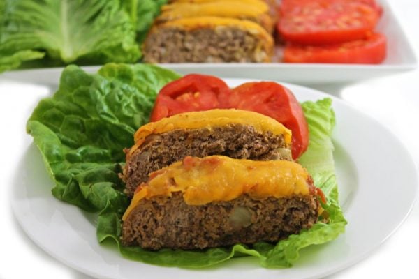 Low Calorie Cheeseburger Meatloaf