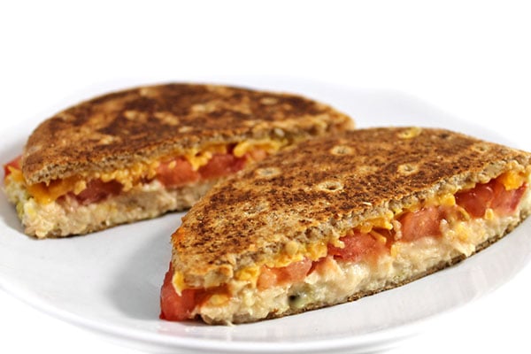 Grilled Tuna Melt Made Skinny
