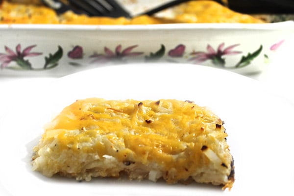vegetarian-hash-browns-casserole | Skinny Kitchen Skinny, Vegetarian Hash Browns and Eggs Breakfast Casserole