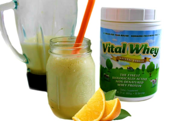 Deliciously Healthy, Orange Dreamsicle Protein Shake