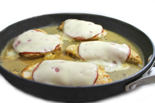 Skinny Chicken Cordon Bleu