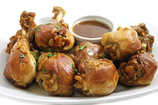 Skinny Teriyaki Drumsticks (Instant Pot or Cooktop)
