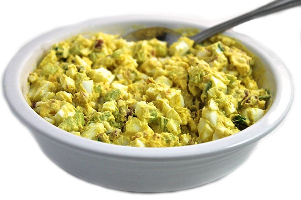 Loaded Egg Salad Made Skinny