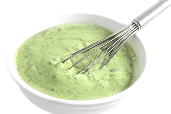 Nostalgic Green Goddess Dressing Made Skinny