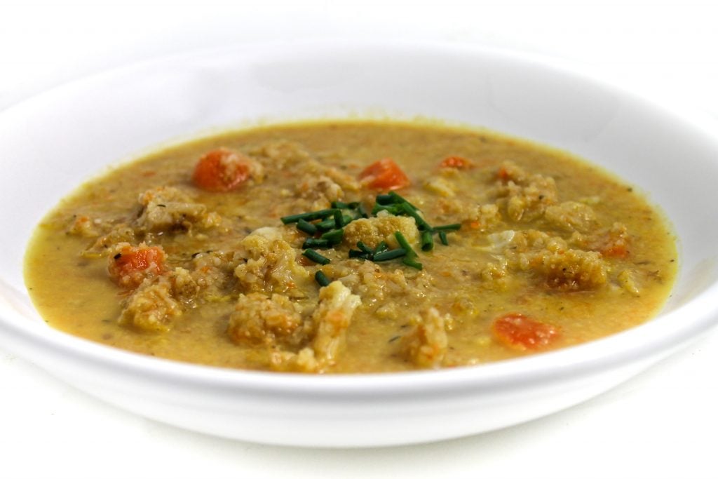 Fantastic Roasted Cauliflower Chowder