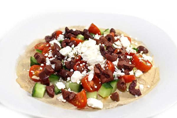 Skinny Greek-Style Hummus Dip