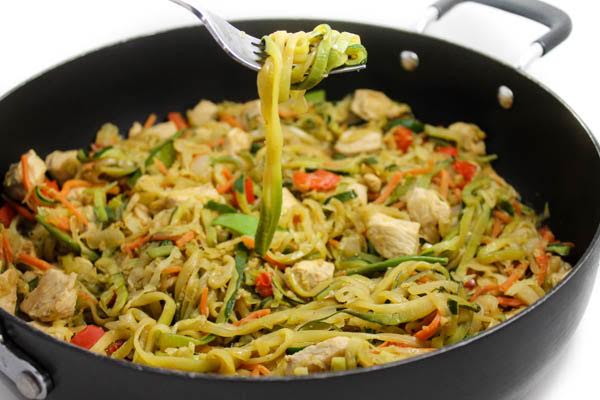 unnamed-1 | Skinny Kitchen Healthy Chicken Lo-Mein with Zoodles