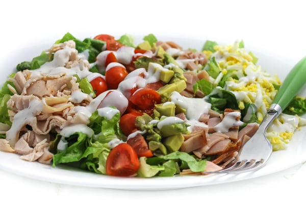 High Protein Chef Salad Made Skinny