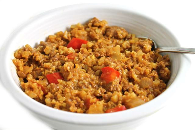 So Yummy, Sloppy Joe Cauliflower Rice