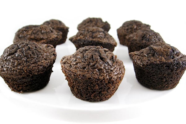 Skinny Dark Chocolate Brownie Bites