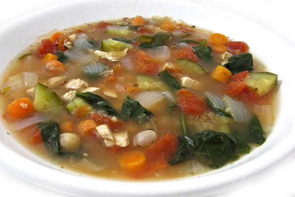 Deliciously Healthy Chicken, Vegetable and Quinoa Soup