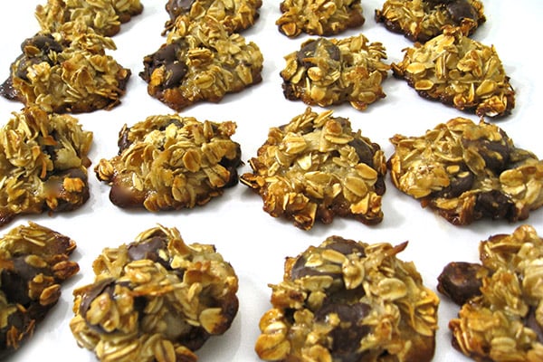 Skinny Oatmeal Dark Chocolate Chippers (Gluten Free)